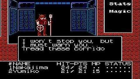 Digital Devil Monogatari   Megami Tensei Japan Translated  HYPERSPIN NINTENDO NES NOT MINE VIDEOSEn