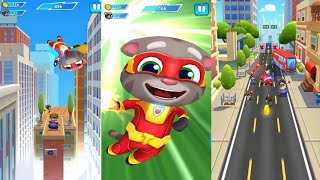Talking Tom Hero Dash Android & iOS/All Level Gameplay Walkthrough Part 2#herotom#talkingtomherodash screenshot 4