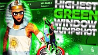 *NEW* BEST JUMPSHOT IN NBA 2k21 HIGHEST GREEN WINDOW
