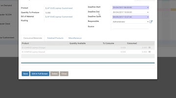 Odoo Gantt Native - MRP - Manufacture