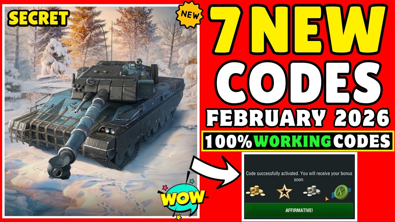 🧩 ALL NEW PROMO CODES! WORLD OF TANKS BLITZ CODES 2026 ☑️ WOT BONUS ...