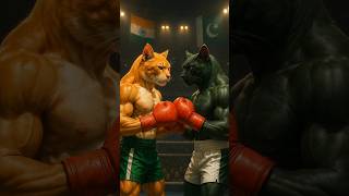 🇮🇳 India VS 🇵🇰 Pakistan Big Fight Between Cats #ai #india #pakistan