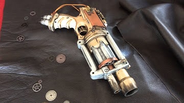 Steampunk Nerf Maverick w/ LED lighting, "Rabeflamme"