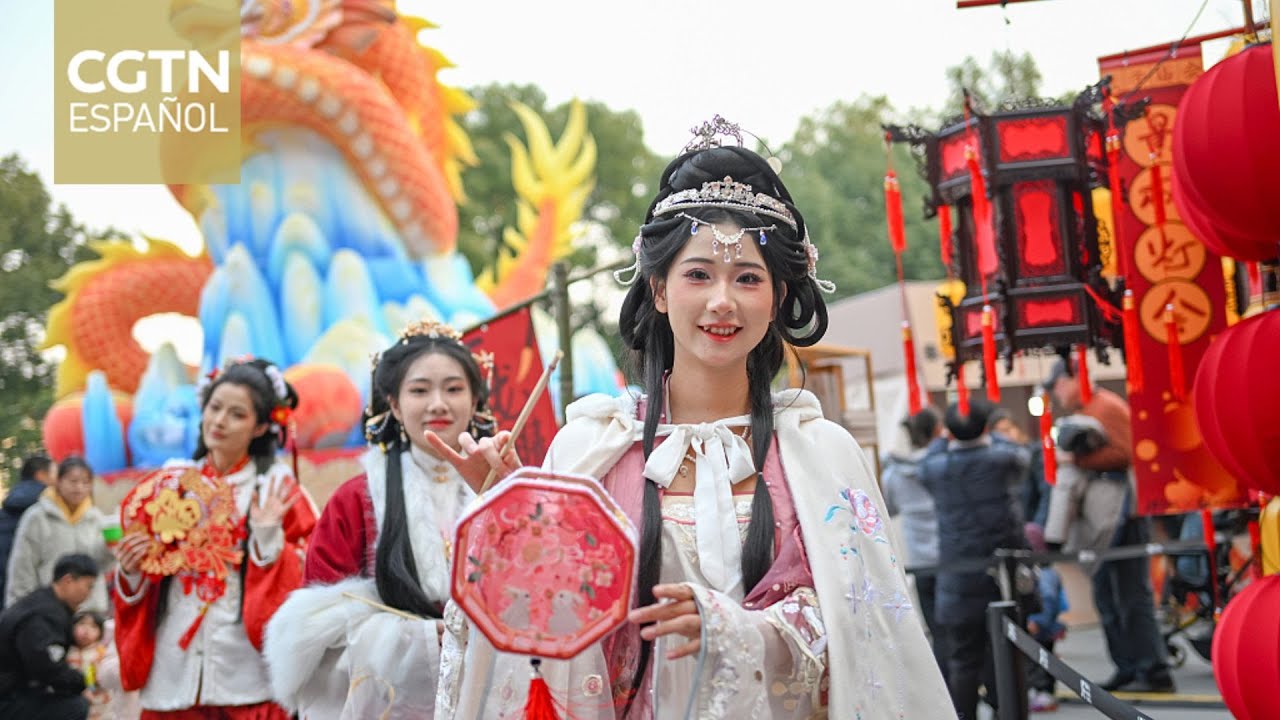 Jóvenes chinos acogen celebraciones de la Fiesta de la Primavera