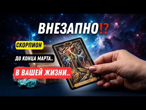 Скорпион♏Что Уйдёт⁉️Что Придёт Взамен.. События До Конца Марта💥Что Будет Внезапно⁉️Tarò Ispirazione 