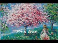 Cherry blossoms/ Spring/Acrylic/ Цветущее дерево/  Весна/ Акрил