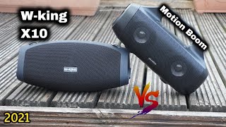 W-king X10 Vs Soundcore Motion Boom | Sound &amp; BASS Test | Winner! of  Bluetooth speakers 2021
