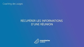 Skype VS Teams - Récupérer les informations d