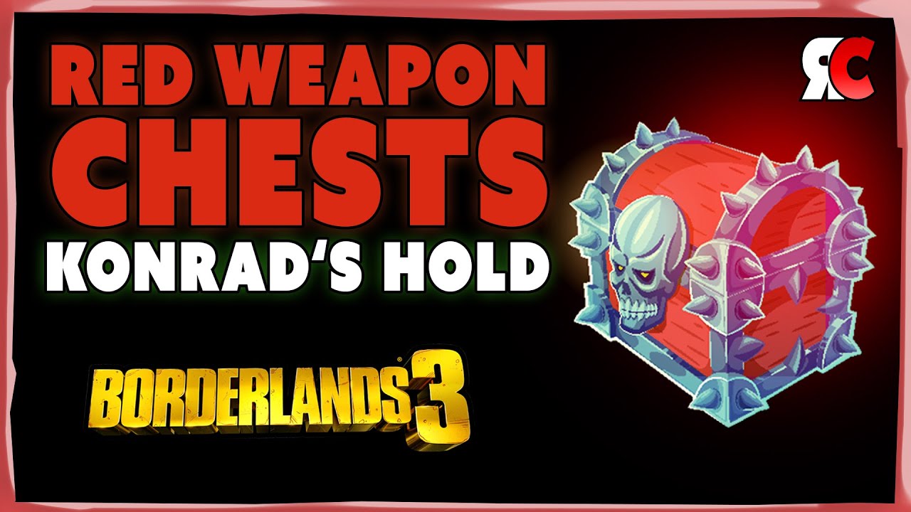 Konrad's Hold RED CHEST Location Borderlands 3 (Secret Weapon Caches