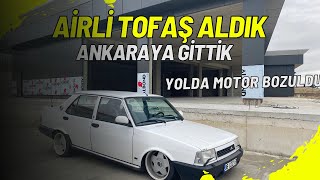 Ankaraya Ai̇rli̇ Tofaş Almaya Gi̇tti̇k Yolda Motor Bozuldu