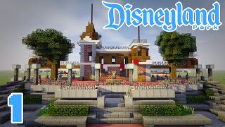 Minecraft Disneyland Megaproject Part 1 - Main Street USA!