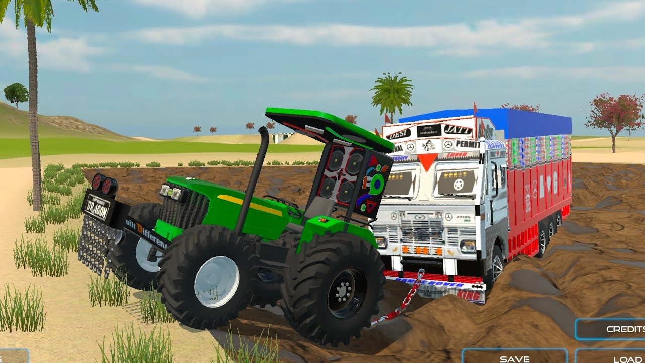 John Deere Tractor Rescue Truck | John Deere | Indian Tractor | Mobile Games