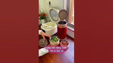 Hộp cơm giữ nhiệt văn phòng có 4 tầng nè mấy anh chị.