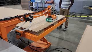 AP Automatic Panel Feeder with vacuum grip : material cardboard sheet