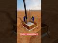 Building की Foundation कैसे बनती है? 🏗️ #shorts #facts #building #foundation #civilengineering