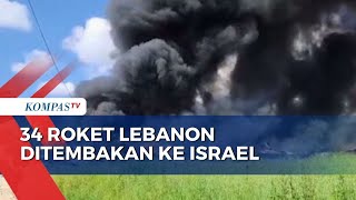 Aksi Bela Palestina!, Lebanon Tembakan 34 Roket ke Israel!