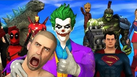 #Pubg_Animation #Animation #Part1 Godzilla Vs Super heros & Joker / Full version Pubg animation