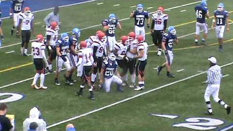 Nice hit by Orchard St. Mary's James Ross on Catho...