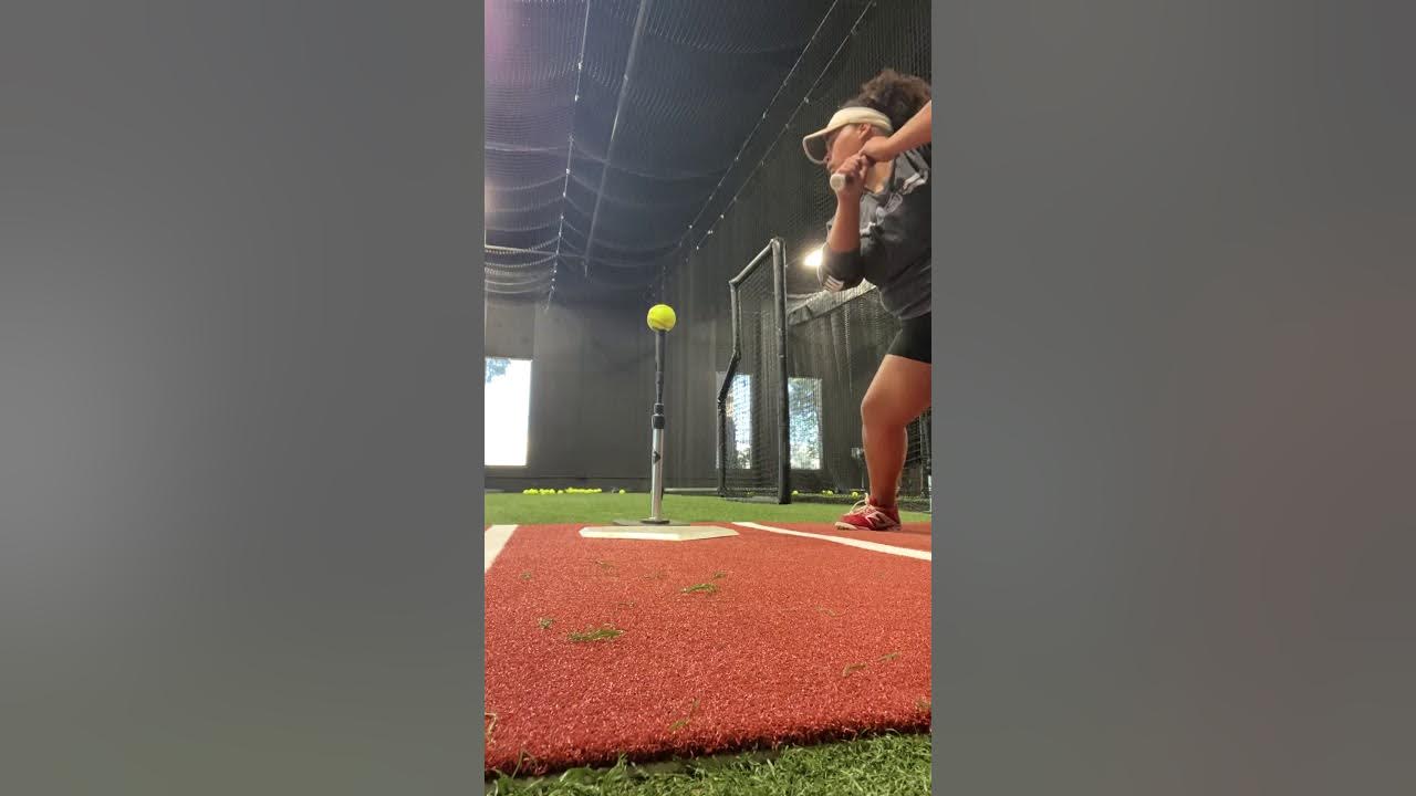 Hitting off tee YouTube