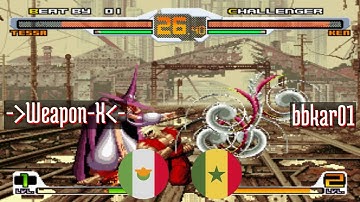 FT5 @svcsplus: - Weapon-X - (MX) vs bbkar01 (SN) [SNK vs Capcom svc Fightcade] Jul 2