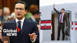 Poilievre slams Trudeau government for "woke hypocrisy"