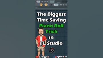 The Biggest Time Saving Piano Roll Trick in FL Studio | #shorts | DJ z Music #flstudio  #producer