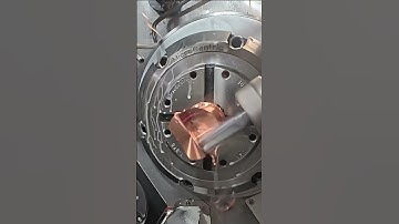 Milling copper on an Okuma LB3000MYW live tooling lathe