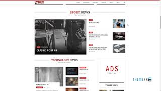 The REX - Drupal 8 Magazine and Blog Theme        | Free Template  Co