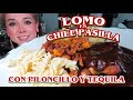 Lomo AL TEQUILA en salsa de CHILE PASILLA con PILONCILLO/Mi creación/Marisolpink