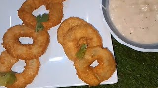 Crispy Chicken Donuts With Cheese Garlic Sauce Recipe:: Chicken Nuggets Recipe