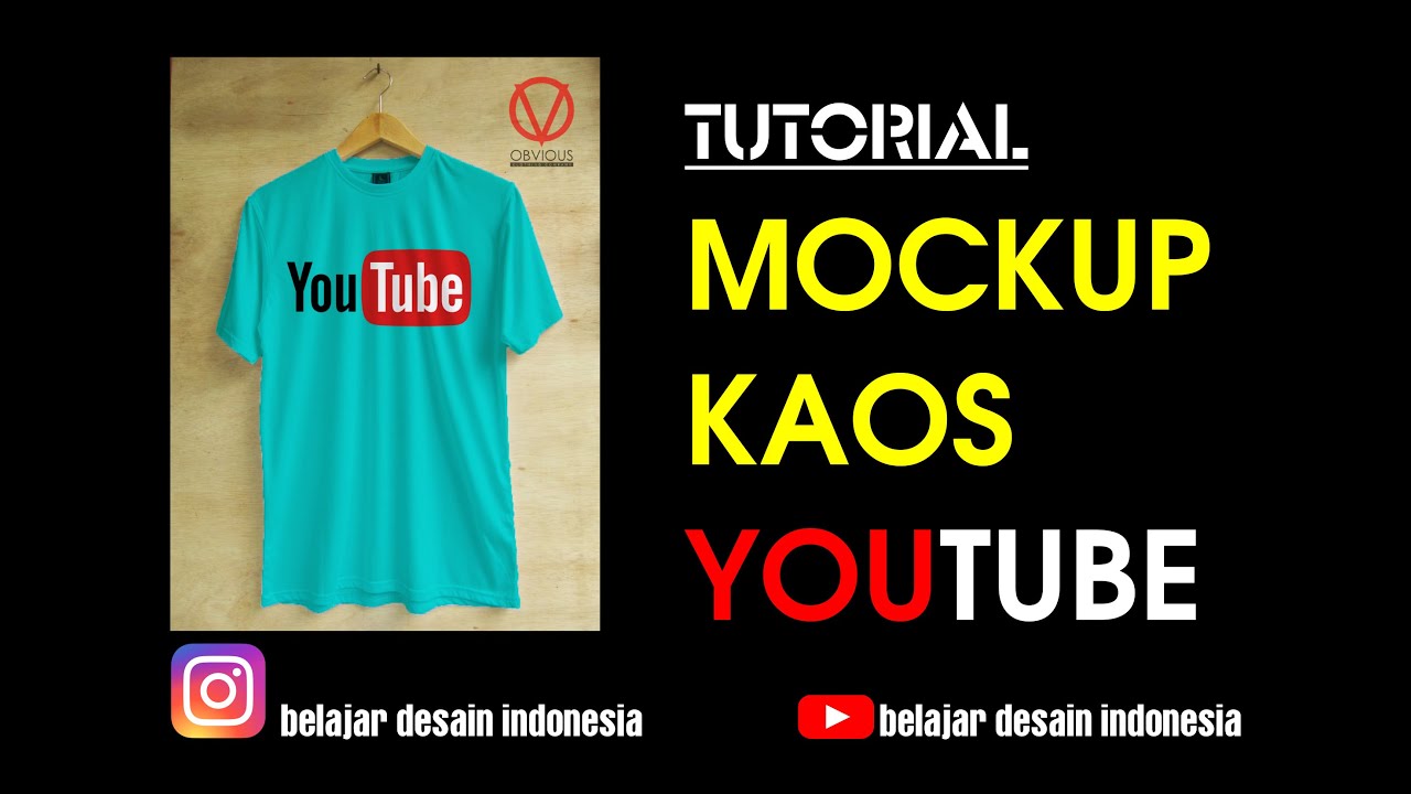 Download Mockup Kaos Youtube Youtube