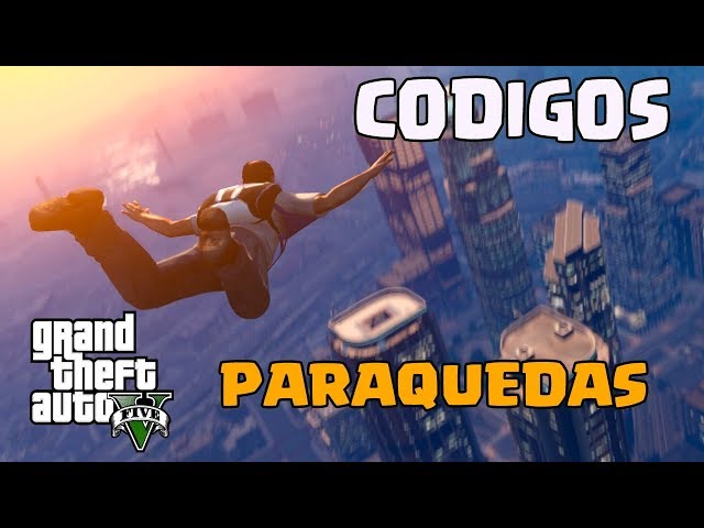 GTA 5 codigo do paraquedas / manha do paraquedas (pegando paraquedas no  mapa )- Fabinho Seco 