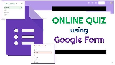 How to create / make Online Quiz using Google Form with auto evaluation/score calculation - Tamil