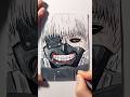 How to Draw Kaneki 👀 from Tokyo Ghoul #tokyoghoul #kenkaneki #tokyo #animeart #shorts #art #anime