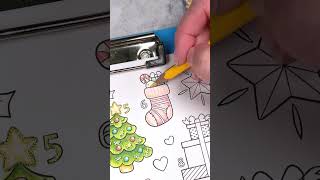Christmas Coloring Countdown - Day 6 Brutfuner Square