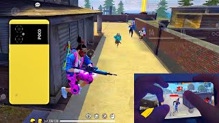 📲🦇 FreeFire Highlights Poco M5 ⚡ Settings ⚙️ 90% Headshot Rate ❤⚡ Default Dpi 392° 🥵 120Hz 🔥