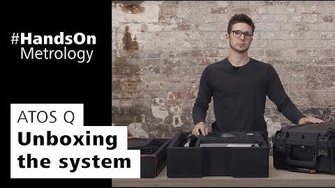 3D scanning with ATOS Q: Unboxing your new 3D scanner
