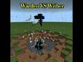 Warden VS Wither Who is the Real King? 🥶 #shorts #short #minecraft #gaming