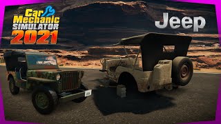 Car Mechanic Simulator 2021: 1942 Jeep Willys Military Restoration | Jeep DLC