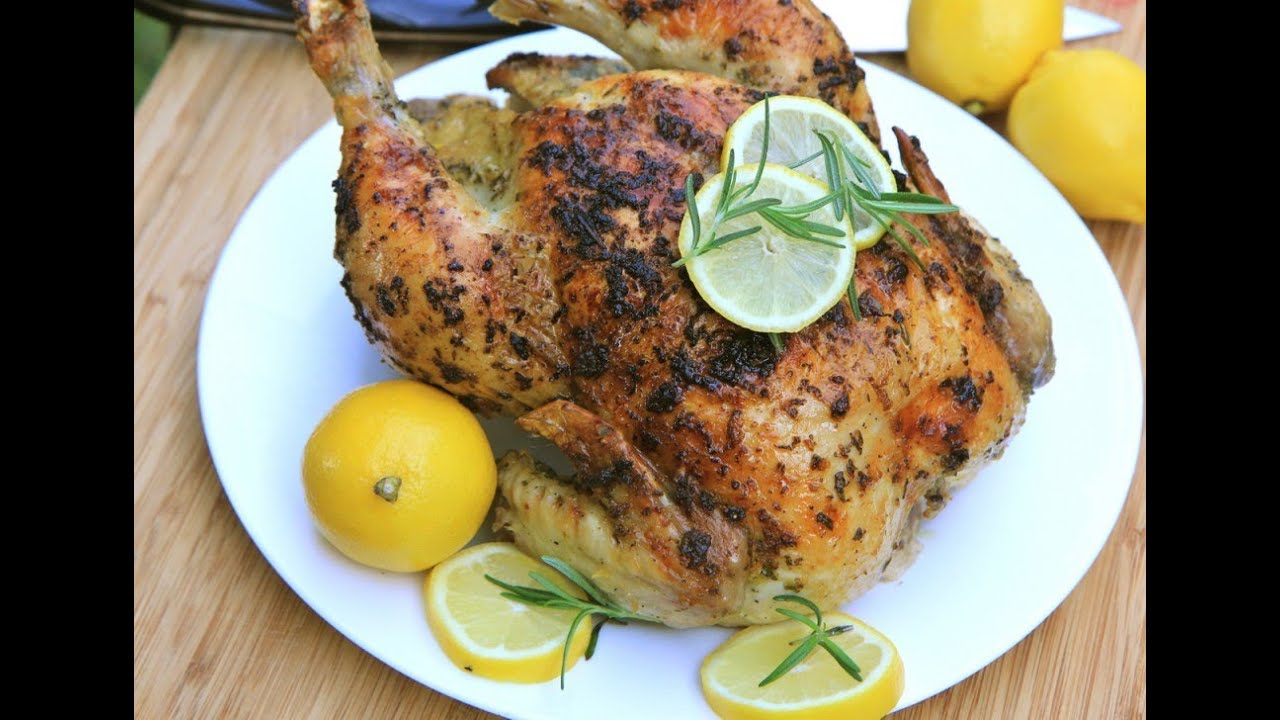 Lemon Garlic & Rosemary Roasted Chicken Recipe