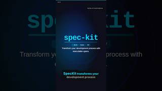 Transform Your Development with Spec Kit #Shorts