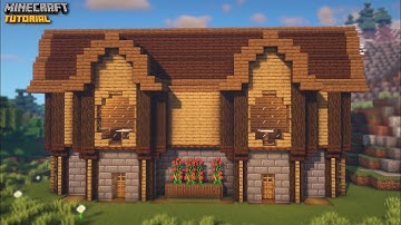 Minecraft: How To Build A Medieval Library Tutorial