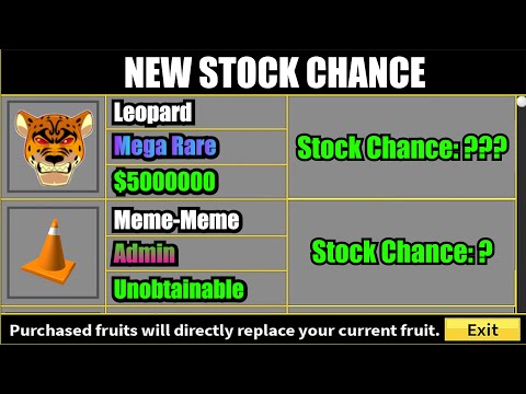 Blox Fruits stock – Restock times, fruits, and how stock works