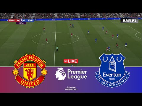 LIVE Manchester United Vs Everton Premier League 2025 26 EPL Video Game Simulation