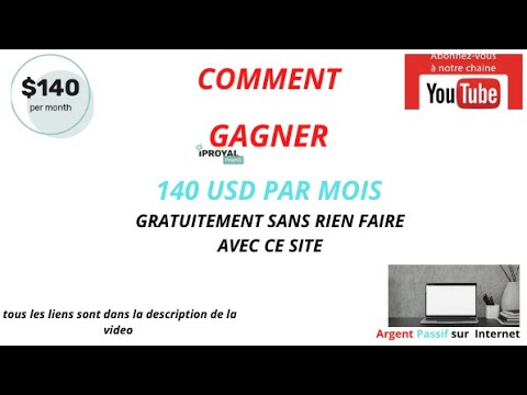 GAGNER DE L'ARGENT JUSTE EN PARTAGEANT VOTRE CONNEXION INTERNET [ API ]