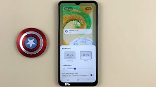 Details How to collapse and change the lock screen notification style on Samsung A04s Android 13 Update