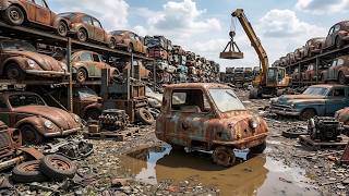 World's Smallest Car Abandoned Peel P50 Full Restoration ASMR 4K