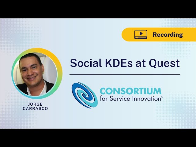 KCS in Action - Social KDEs