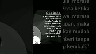 Gus Baha : Awal Kamu Kikir