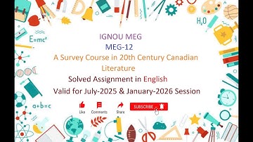 MEG 12 SOLVED ASSIGNMENT in English | MEG 12 Solved Assignment in English July-2025 & Jan-2026
